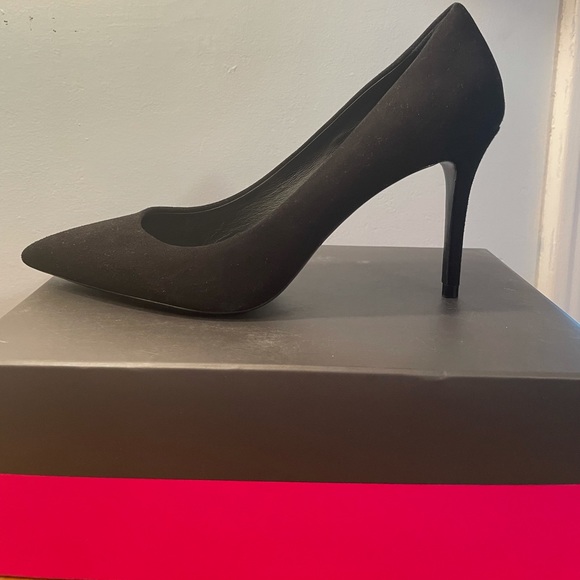 Theory Shoes - Theory high suede heels